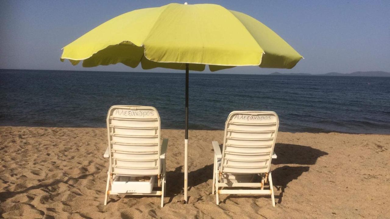 Katevi Luxury Seafront Villa إيريسوس المظهر الخارجي الصورة